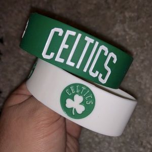 Boston Celtic Rubber Bracelet Set